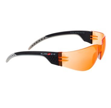 Очки велосипедные SWISSEYE Outbreak Luzzone, спортивные, оправа чёрный/серый, линзы оранжевые, 14058