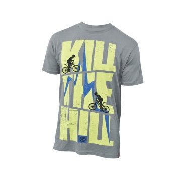 Футболка мужская KELLYS  "Kill the Hill", 100% хлопок, серая, M, Men's Kill the Hill Tshirt