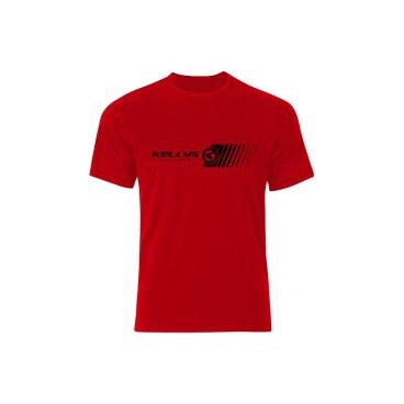 Футболка KELLYS LOGO XL, с коротким рукавом, красная, T-Shirt KELLYS LOGO short sleeve red - XL