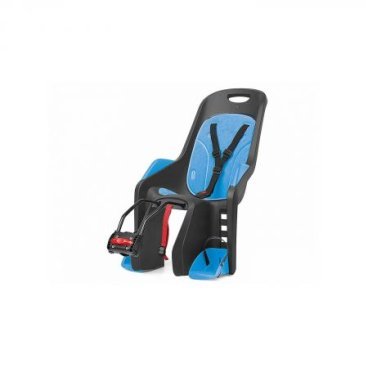 Детское велокресло Author Bubbly Maxi CFS на багажник серо-синее до 22кг