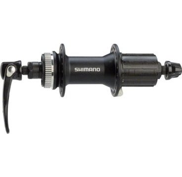 Велосипедная втулка Shimano Alivio M4050, задняя, под кассету, 32 отверстия, 8-10 скоростей, чёрная, EFHM4050BZBL