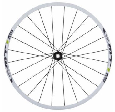 Колеса велосипедные SHIMANO MT15A, переднее и заднее, 27.5', C.Lock, бело-зеленый, EWHMT15AFR7WC