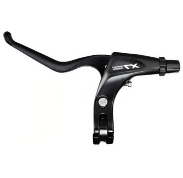 Фото Тормозная ручка Shimano DEORE LX T670-B, правая, черный, v-brake, под 3 пальца, EBLT670BRL