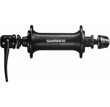 Фото Велосипедная втулка Shimano Tourney TX800, передняя, 32 отверстия, 8-10 скоростей, чёрная, EFHTX800BZBL
