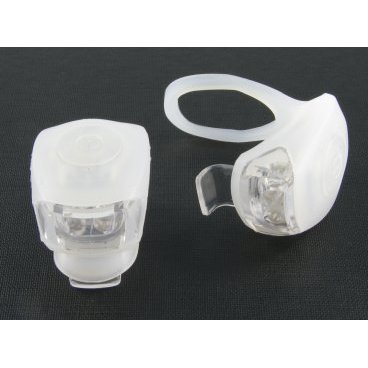Комплект фонарей Vinca sport VL 267-2, 2 штуки, 2 режима работы, белый корпус, VL 267-2 white
