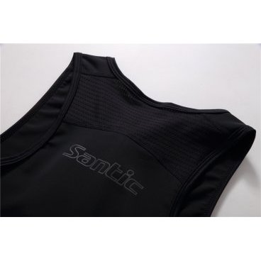 Комбинезоны Santic, стартовый костюм триатлон, лямки, размер XL, черный, M5C03007HXL