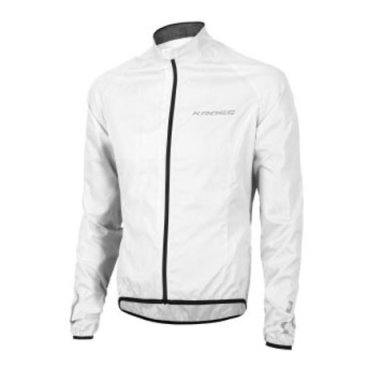 Фото Куртка влагозащитная Kross RAIN JACKET, размер L, белый, T4COD000253LWH