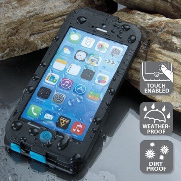 Бокс водонепроницаемый Topeak для iPhone 5, черно-серый, TT9838BG
