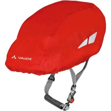 Фото Чехол на каску VAUDE Helmet Raincover 200, красный, 4300