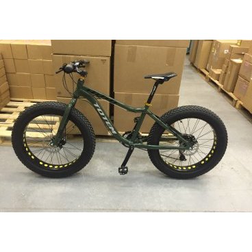Подростковый велосипед Totem 2016, 24" x 4.0, 21 скорость, зелёный, T15B803