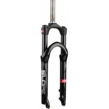 Вилка велосипедная RST, 26"х28,6, воздушно-масляная, ось 15 мм, D, черная, 1-0082
