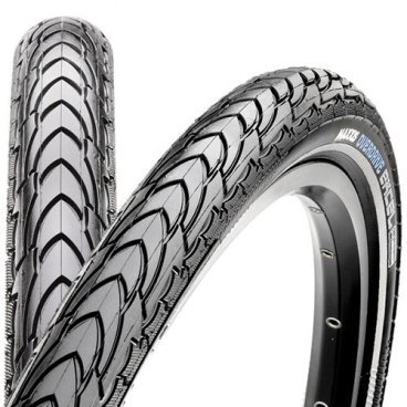 Велопокрышка Maxxis OverDrive Excel + 40x40 + ref, 26x2.0, 60 TPI, wire, 70/65a, черная, TB69104300