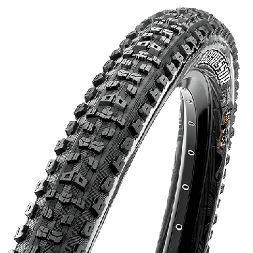 Велопокрышка Maxxis Aggressor EXO TR, 27.5x2.3, 60 TPI, складная, черная, TB91009100