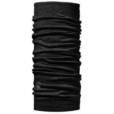 Велобандана BUFF WOOL BUFF Solid Colors BLACK, черная, см:53cm/62cm, 100637.00