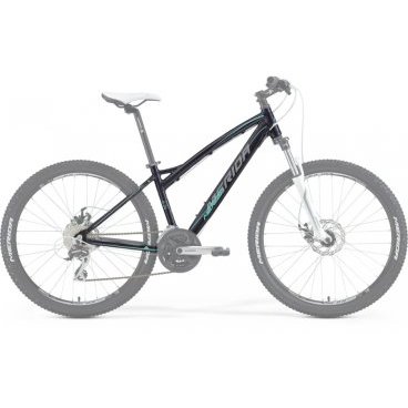Рама велосипедная Merida Juliet 6.20-V-FRM, Size: 15", 15', Matt Anthracite (white/mint green) 83737