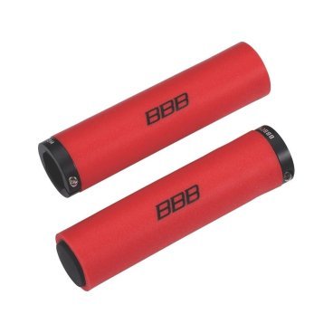 Грипсы велосипедные BBB StickyFix, 130 mm, силикон, красные, BHG-35