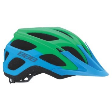 Велошлем BBB Varallo, матовый синий/зеленый, US:L, BHE-67
