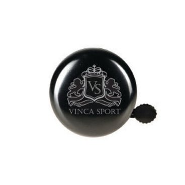 Звонок велосипедный Vinca Sport, логотип "Vinca Sport", сталь, YL 43 black
