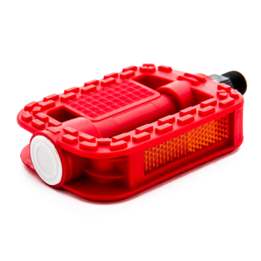 Педали VINCA VP 831 , детские, пластиковые, ось 9/16", 90x77 мм, цвет красный, VP 831 red