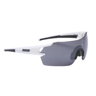 Очки велосипедные BBB, солнцезащитные, BSG-53 sport glasses FullView, белые, 2973255307