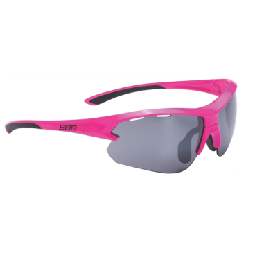 Очки велосипедные BBB, солнцезащитные, BSG-52S sport glasses Impulse Small, неоново-розовые, 2973255265