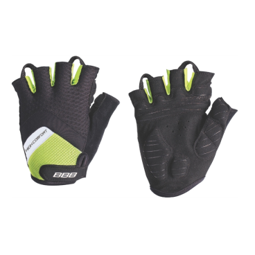 Велоперчатки BBB BBW-41 gloves HighComfort, черно-желтые, 2905894144