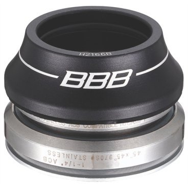 Фото Рулевая колонка BBB headset Tapered, 1.1/8-1.1/4", 15mm, alloy cone spacer, BHP-45