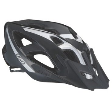 Фото Шлем велосипедный BBB helmet Elbrus, L, серебристо-черный, 18 вентиляционных отверстий, BHE-34