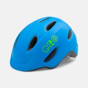 Велошлем детский Giro SCAMP, матовый, синый/лайм, 2016