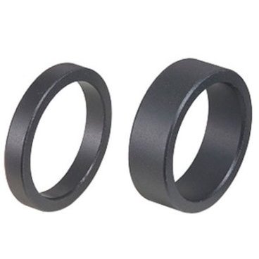 Проставочные кольца BBB AluSpace, 1-1/8, черный, 20mm, BHP-33OEM 20mm, 50pcs-поштучно