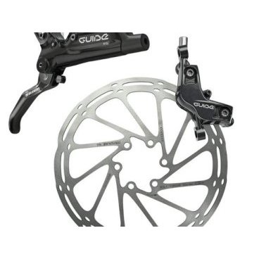 Тормоз велосипедный задний Sram Guide RS Gloss Black Rear, 1800mm, 00.5018.099.001