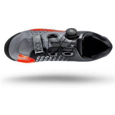 Велотуфли Suplest Crosscountry Edge 3 Carbon Comp, черно-серо-оранжевый, 02.029.425