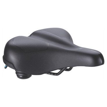 Седло велосипедное BBB ComfortPlus XL, комфортное, 230 x 270mm, черное, BSD-105