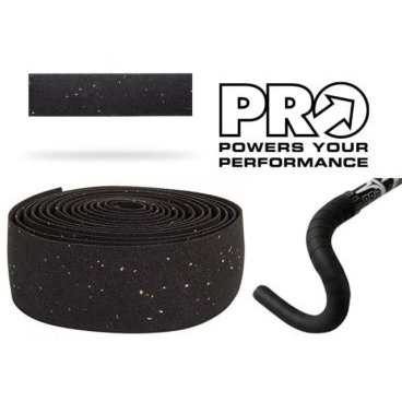 Обмотка руля PRO Comfort Classic, клейкая, силикон, заглушки, черная, PRTA0048
