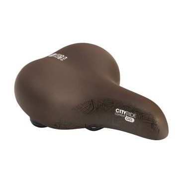 Седло для велосипеда KELLYS SITYRIDE GEL, CITY, 260 х 225 мм, гель/пена, эластомер, коричневый