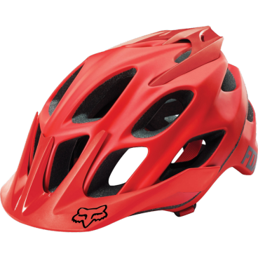 Фото Велошлем Fox Flux Solids Helmet, красный, 19317-003