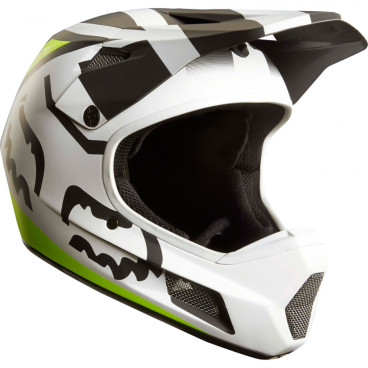 Фото Велошлем Fox Rampage Comp Creo Helmet, бело-желтый, 18631-214