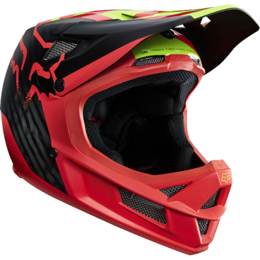 Велошлем Fox Rampage Pro Carbon Helmet, красный, 15997-003