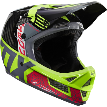 Велошлем Fox Rampage Pro Carbon Helmet, серый, 15941-006