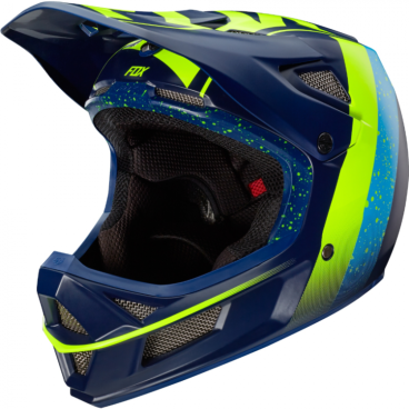 Велошлем Fox Rampage Pro Carbon Kroma Helmet Navy, 15321-007