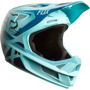 Фото Велошлем Fox Rampage Pro Carbon Seca Helmet, синий, 19076-231