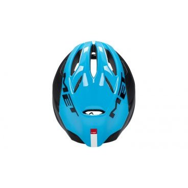 Велошлем MET Rivale, черно-голубой, 3HM103M0CN1