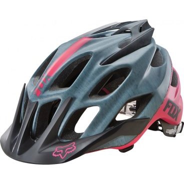 Велошлем женский Fox Flux Womens Helmet, черно-розовый, 17318-285