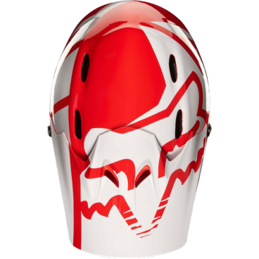 Козырек к шлему Fox Rampage Race Visor, красно-белый, пластик, 20303-054-OS