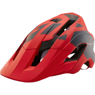 Козырек к шлему Fox Metah Thresh Visor, красно-черный, пластик, 20308-055-OS