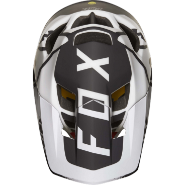 Фото Козырек к шлему Fox Proframe Moth Visor, бело-черно-красный, пластик, 20305-462-OS