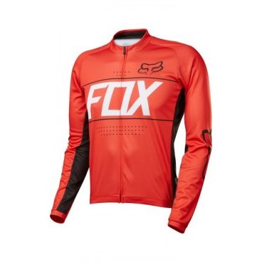 Велофутболка Fox Ascent LS Jersey, красная, 17059-003-L