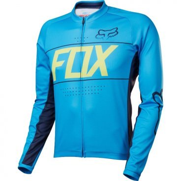 Велофутболка Fox Ascent LS Jersey, голубая, 17059-189-L