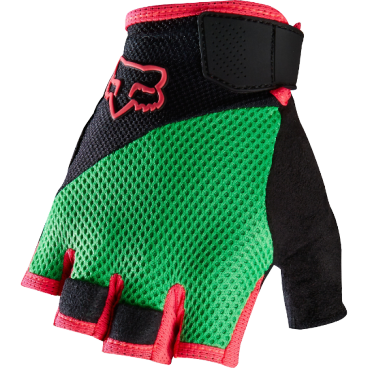 Фото Велоперчатки Fox Reflex Gel Short Glove Flow, зеленые, 2016, 13224-395-L