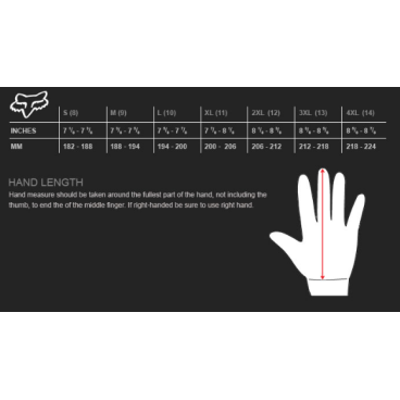 Велоперчатки Fox Sidewinder Polar Glove, черные, 2016, 10316-001-XL